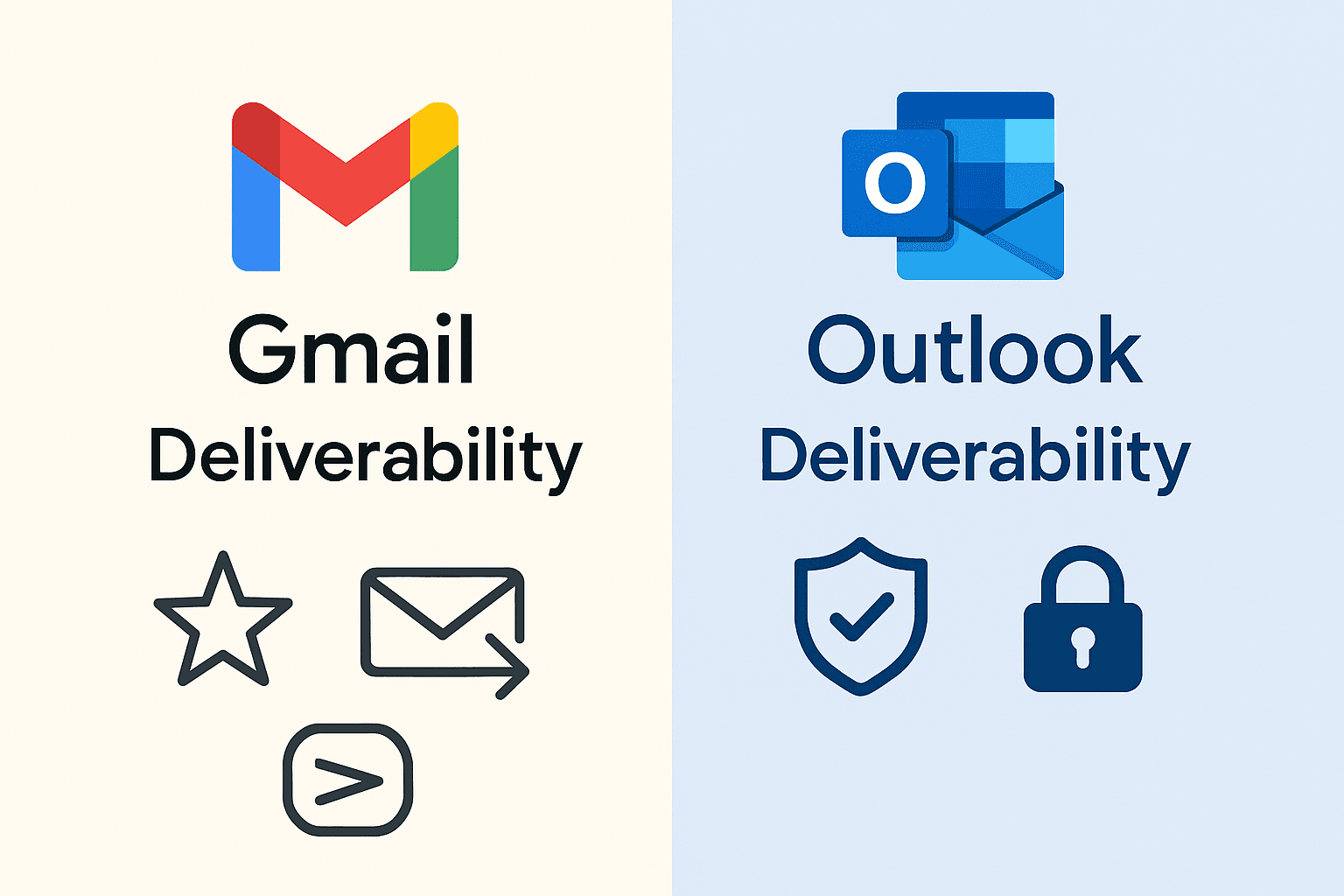 Gmail vs Outlook Deliverability: What Founders Need to Know