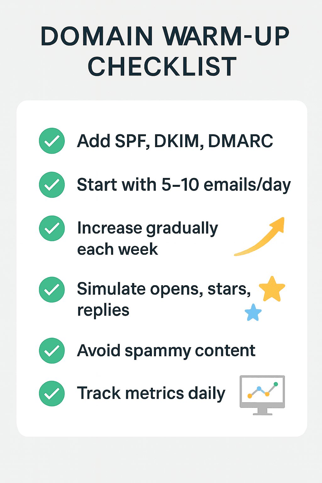 The Step-by-Step Checklist to Warm Up a New Domain